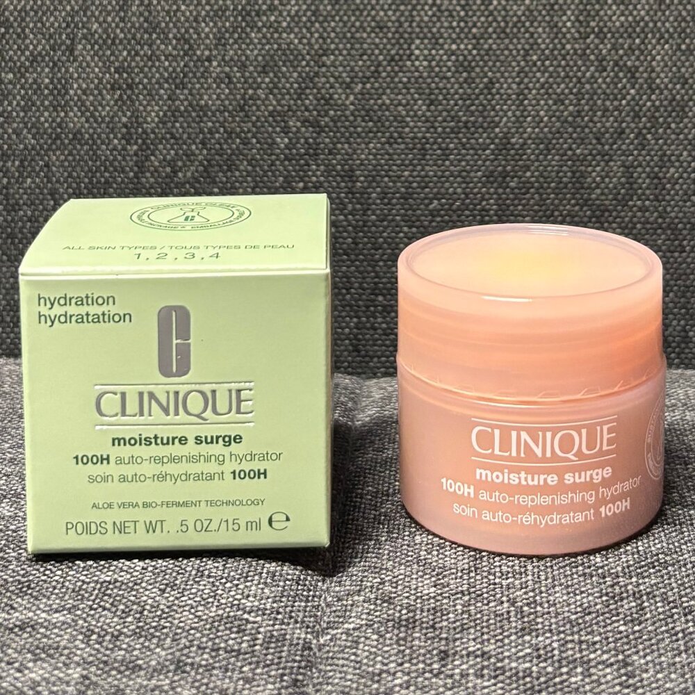 Clinique Moisture Surge 100H Auto Replenishing Hydrator 15ml New in Box